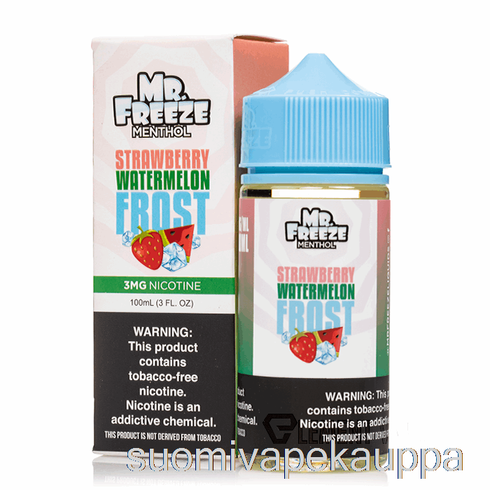 Vape Box Mansikka Vesimeloni Frost - Mr Freeze - 100ml 6mg